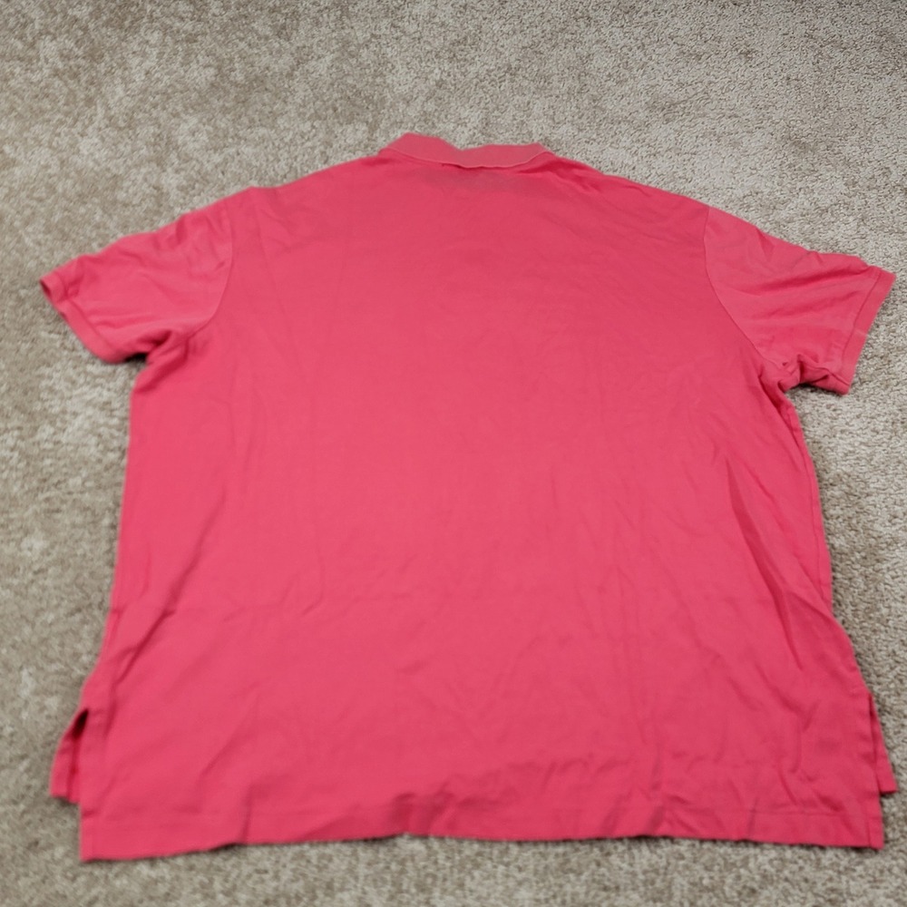 Polo Ralph Lauren Mens XXL Pink Pima Soft Touch Short Sleeve Polo Shirt Classic - Picture 5 of 5